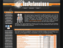 Tablet Screenshot of nospartenaires.com